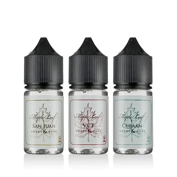 美國楓葉煙油主图1.webp Maple Leaf 楓葉電子煙油 30ml|美國原裝丁鹽,經典菸草與美式甜點風味:圖片 1